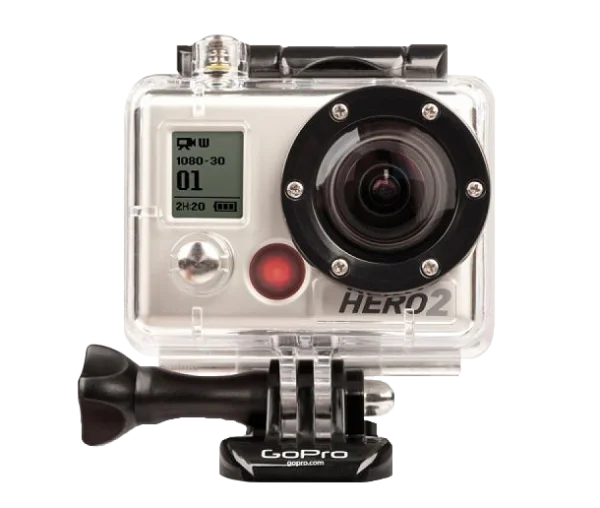 GoPro Hero 2 Action Camera PNG Transparent