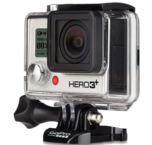 GoPro HERO3+ Action Camera PNG Transparent Background