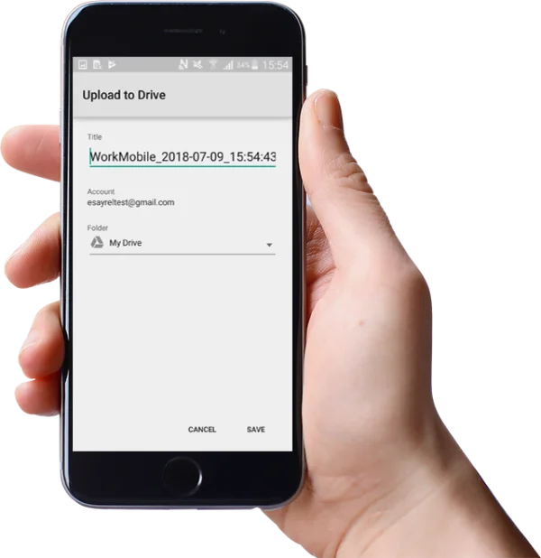 Mobile Cloud Upload Screen PNG Transparent Background
