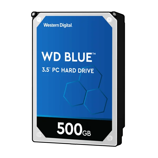WD Blue 500GB PC Hard Drive PNG Transparent