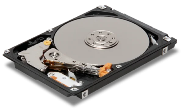Open Hard Drive Internal Components PNG