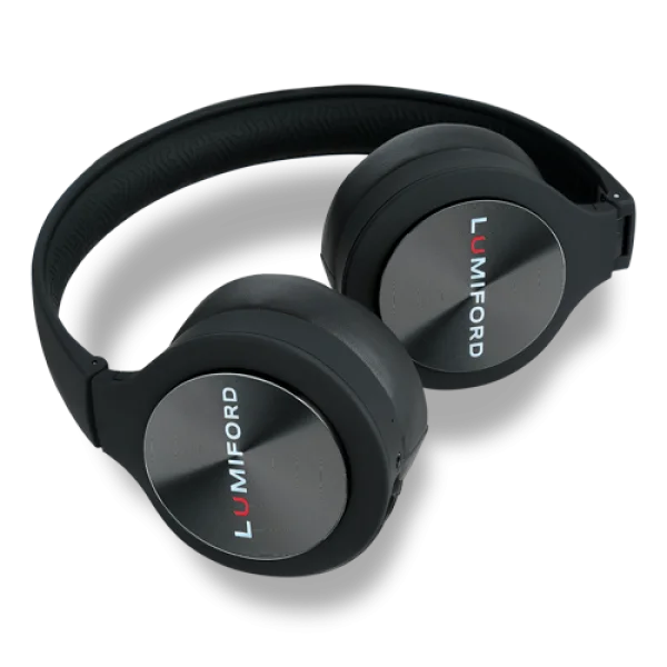 Black Over-Ear Headphones PNG Transparent