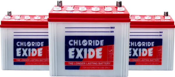 Chloride Exide Automotive Battery PNG Transparent
