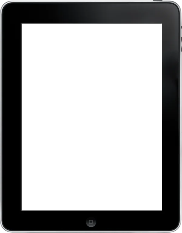 Black Tablet PNG Transparent Background