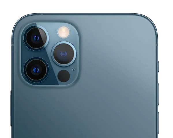 Blue iPhone Camera Module Transparent PNG