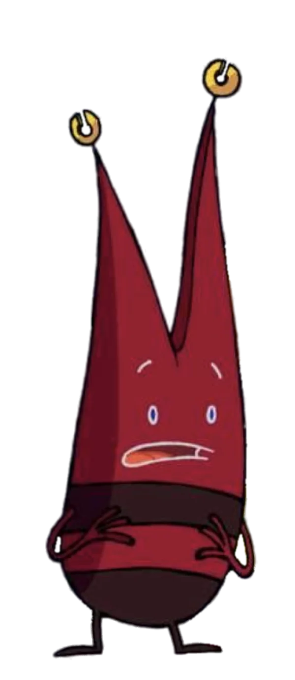 Red Cartoon Bug Character PNG