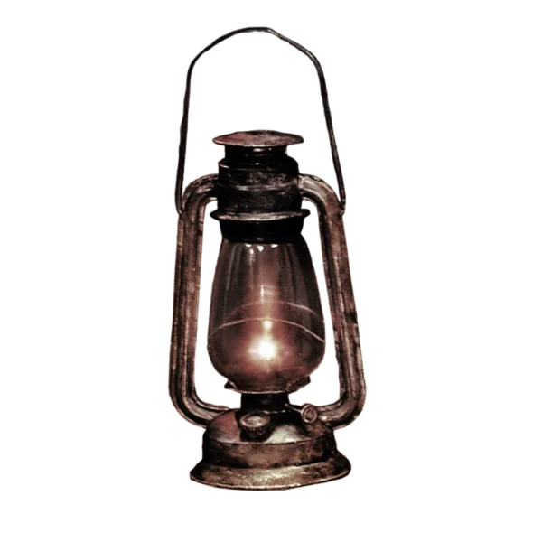 Vintage Kerosene Lantern PNG Transparent Background