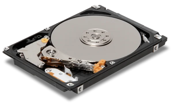 Open Hard Drive Internal Components PNG Transparent