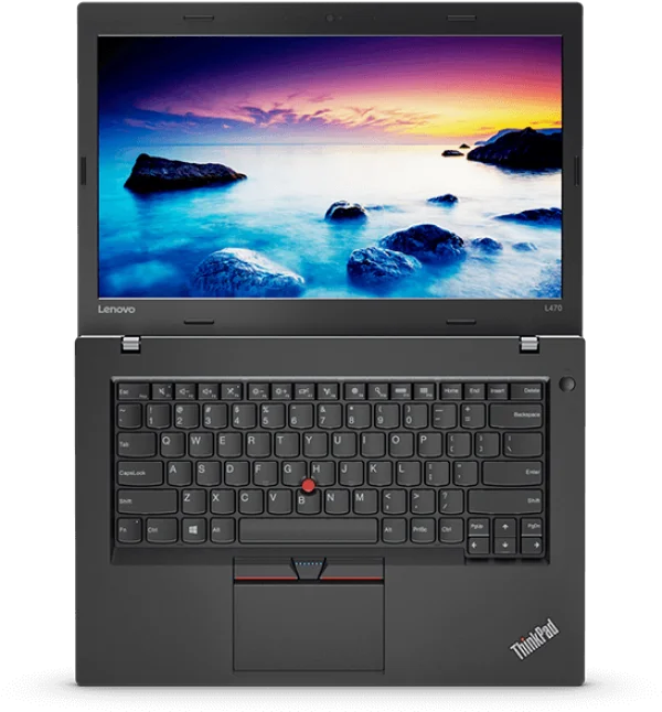 Lenovo ThinkPad L470 Laptop PNG Transparent Background