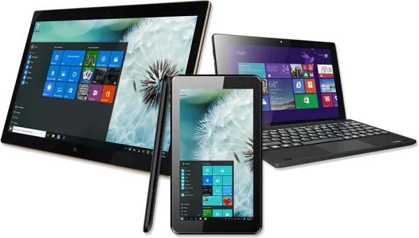 Collection of Windows Tablets and 2-in-1 Laptop PNG