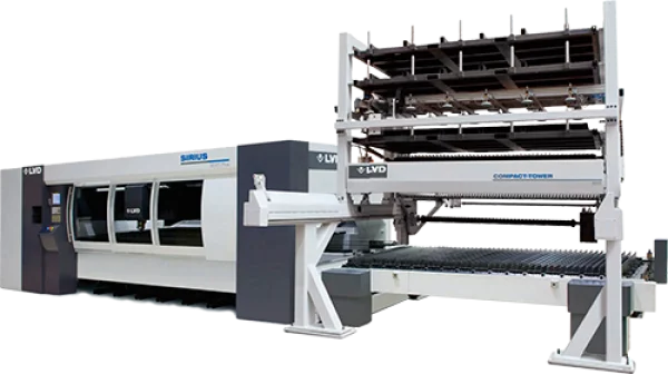 LVD Sirius Laser Cutting System with Compact Tower PNG Transparent