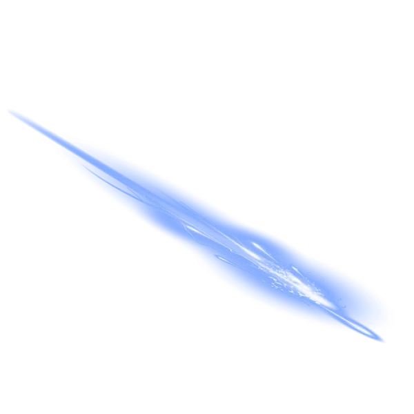 Blue Light Streak Effect PNG Transparent