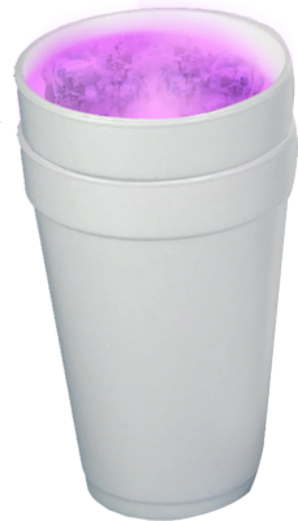 Purple Drink Styrofoam Cup PNG Transparent Background
