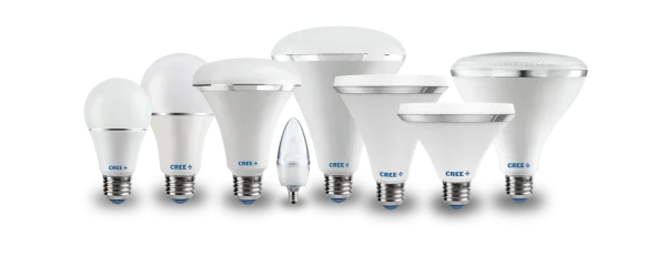 Assorted LED Light Bulbs Collection PNG