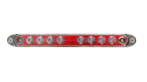 Red LED Light Bar PNG Transparent Background