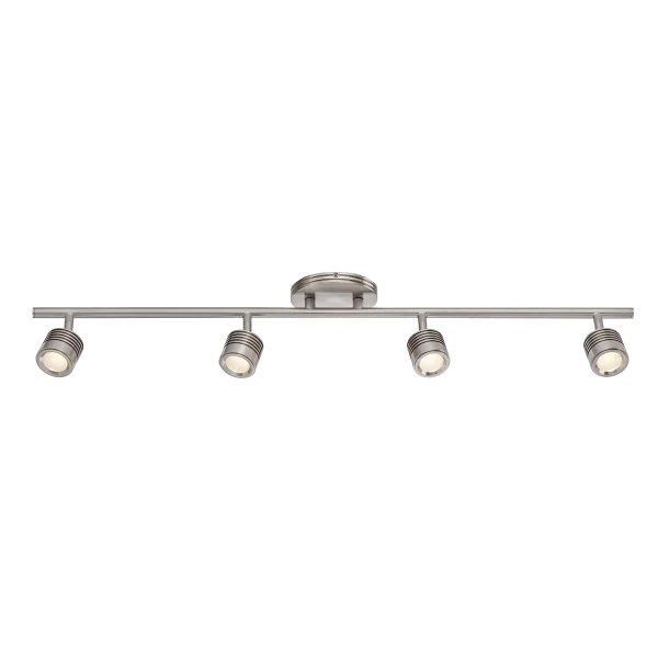 Modern Four-Light Track Lighting Fixture PNG