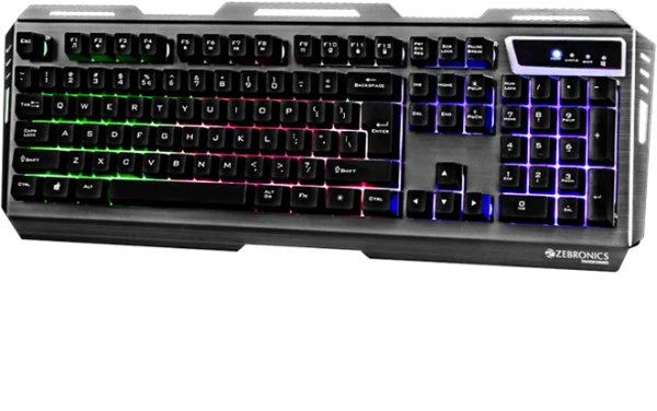 RGB Gaming Keyboard PNG Transparent Background