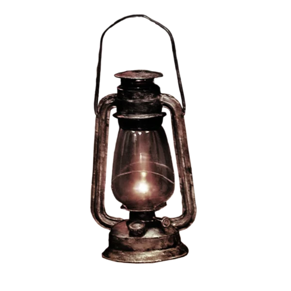 Vintage Kerosene Lantern PNG Transparent Background