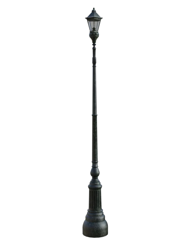 Old Fashioned Lamppost PNG Transparent Background