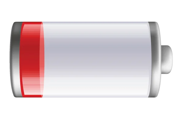 Low Battery Icon PNG Transparent Background