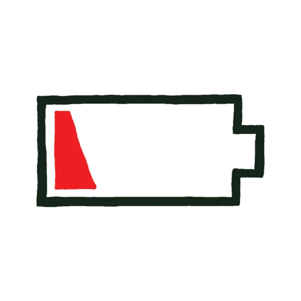 Low Battery Indicator PNG Transparent Background