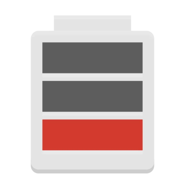 Low Battery Icon PNG Transparent Background