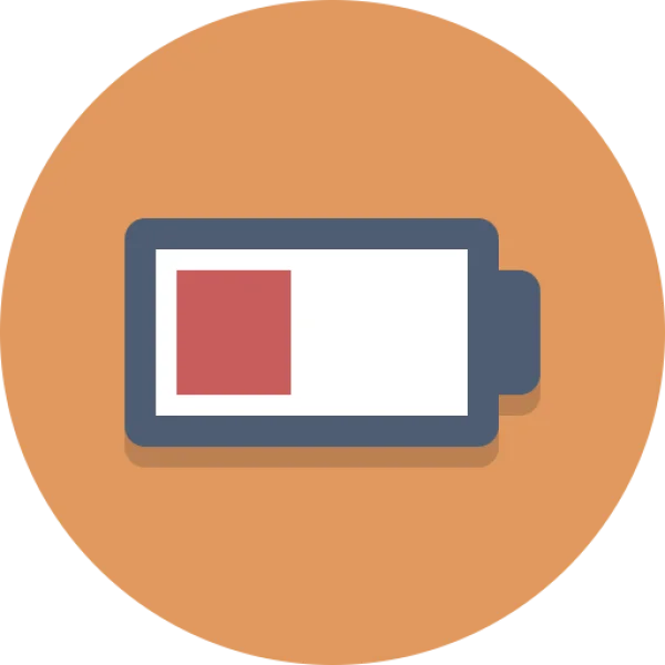 Low Battery Status Icon PNG