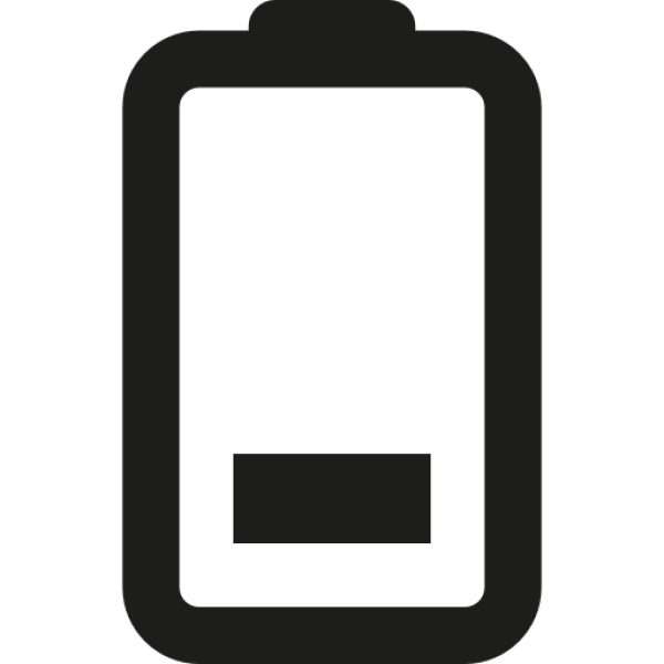 Low Battery Icon PNG Transparent