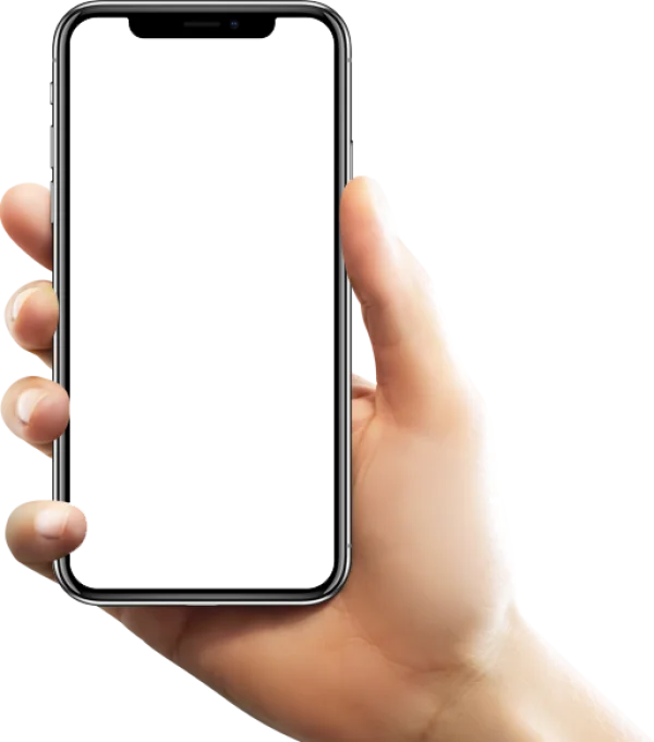 Hand Holding Smartphone PNG Transparent Background
