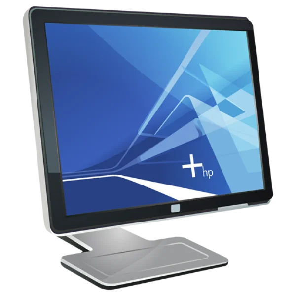 HP Computer Monitor PNG with Transparent Background