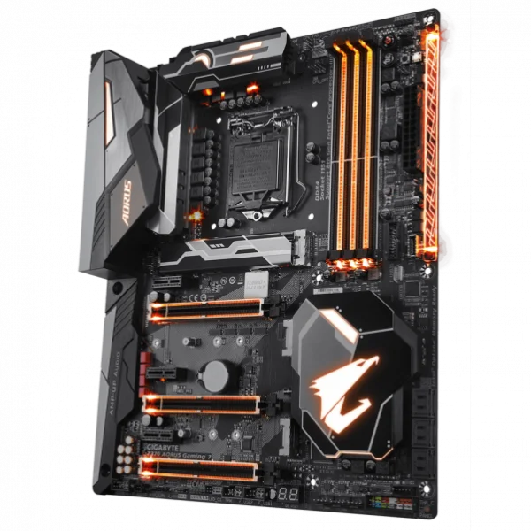 Gigabyte AORUS Z370 Gaming Motherboard PNG