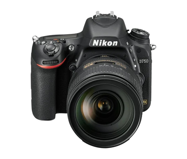 Nikon D750 DSLR Camera PNG Transparent Background