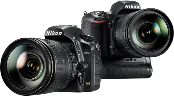 Nikon D750 DSLR Cameras PNG Transparent Background