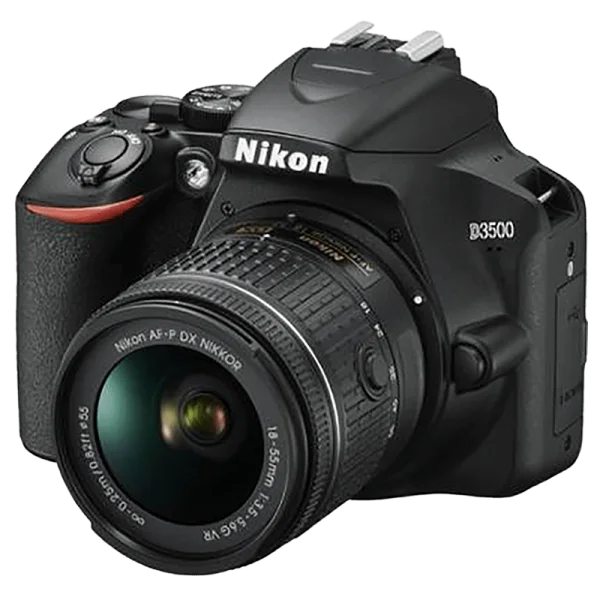 Nikon D3500 DSLR Camera PNG Transparent Background