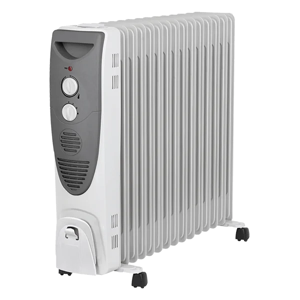 White Oil Filled Radiator Heater PNG