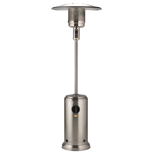 Stainless Steel Patio Heater PNG Transparent Background