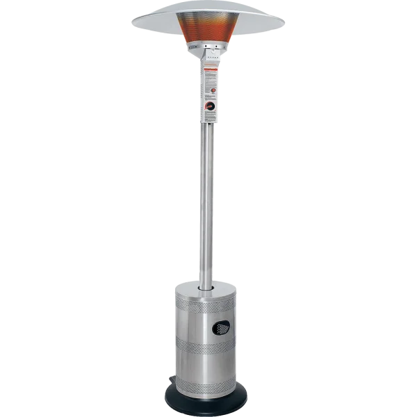 Stainless Steel Patio Heater PNG Transparent Background