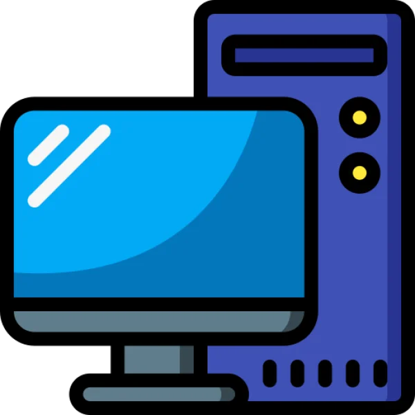 Desktop Computer System Icon PNG