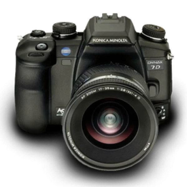 Konica Minolta Dynax 7D Camera PNG Transparent Background