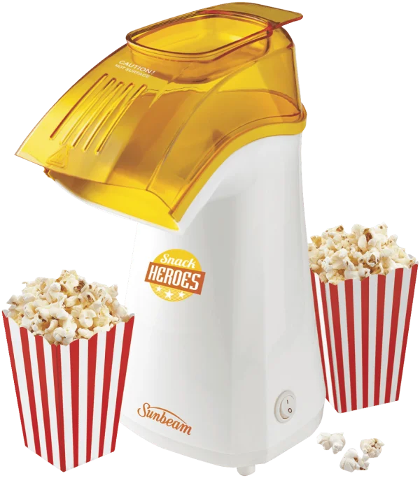 Popcorn Maker with Popcorn Boxes PNG Transparent Background