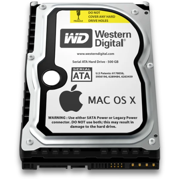 Western Digital SATA Hard Drive Mac OS X PNG