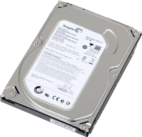 Seagate Hard Drive PNG Transparent Background