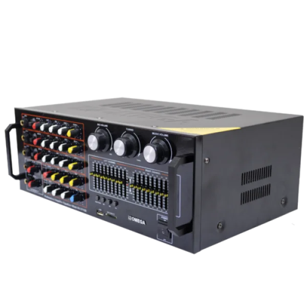 Black Audio Mixer Amplifier PNG Transparent Background