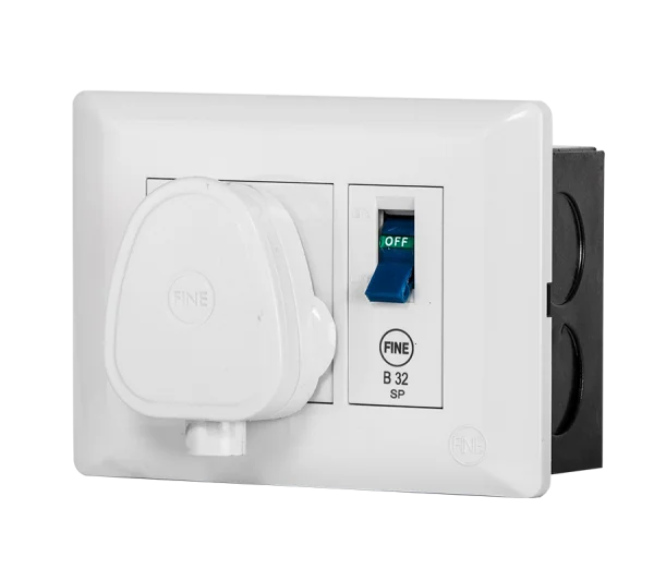 Electrical Plug and Switched Socket PNG