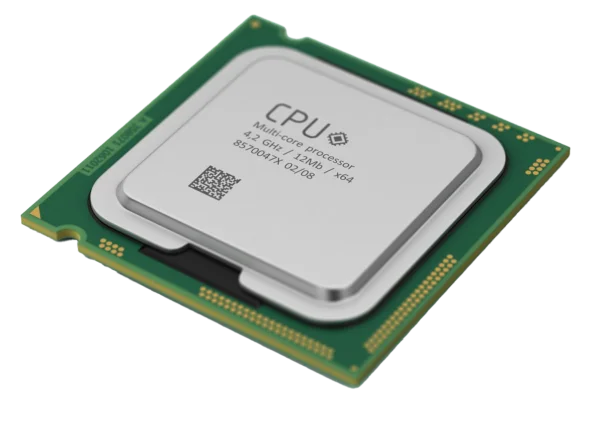 Computer CPU Processor PNG Transparent Background