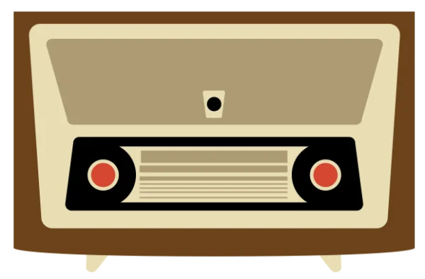 Vintage Cassette Recorder PNG Transparent Background