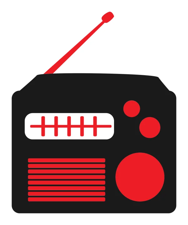 Retro Radio Icon PNG Transparent Background