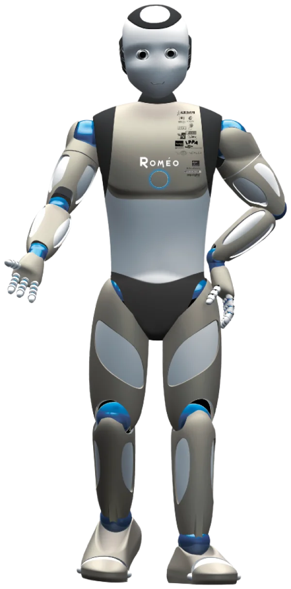 ROMÉO Humanoid Robot PNG Transparent Background