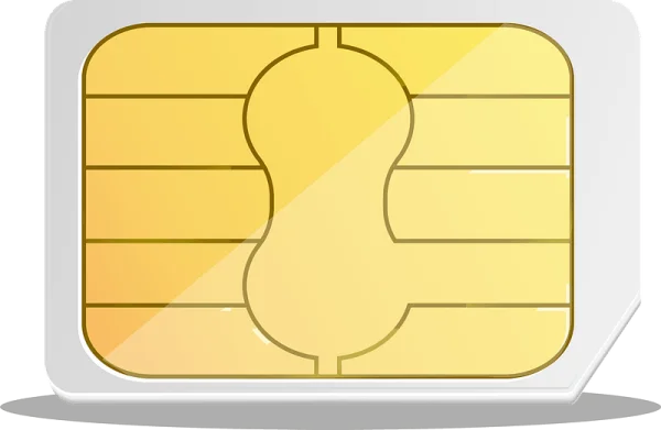 SIM Card Chip PNG Transparent Background