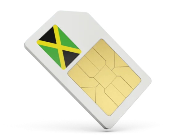 Jamaican SIM Card PNG Transparent Background